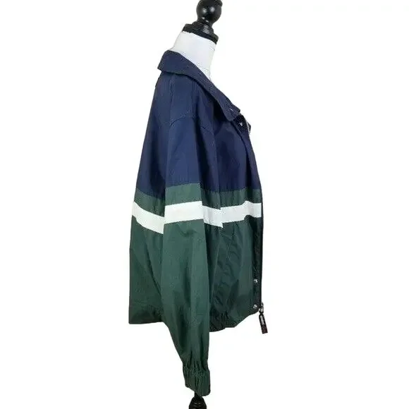 VTG 90s Y2K Tommy Hilfiger Zip Jacket M Streetwear Gorpcore Preppy Blokecore - Picture 2 of 14